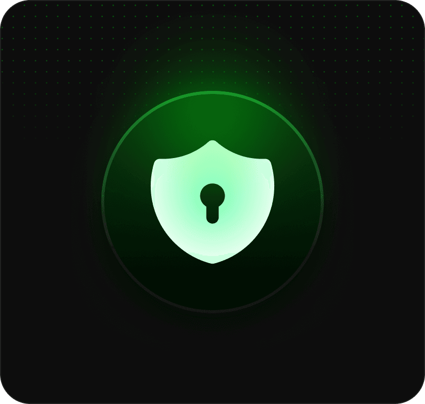 secure payment icon with gradient colored background
