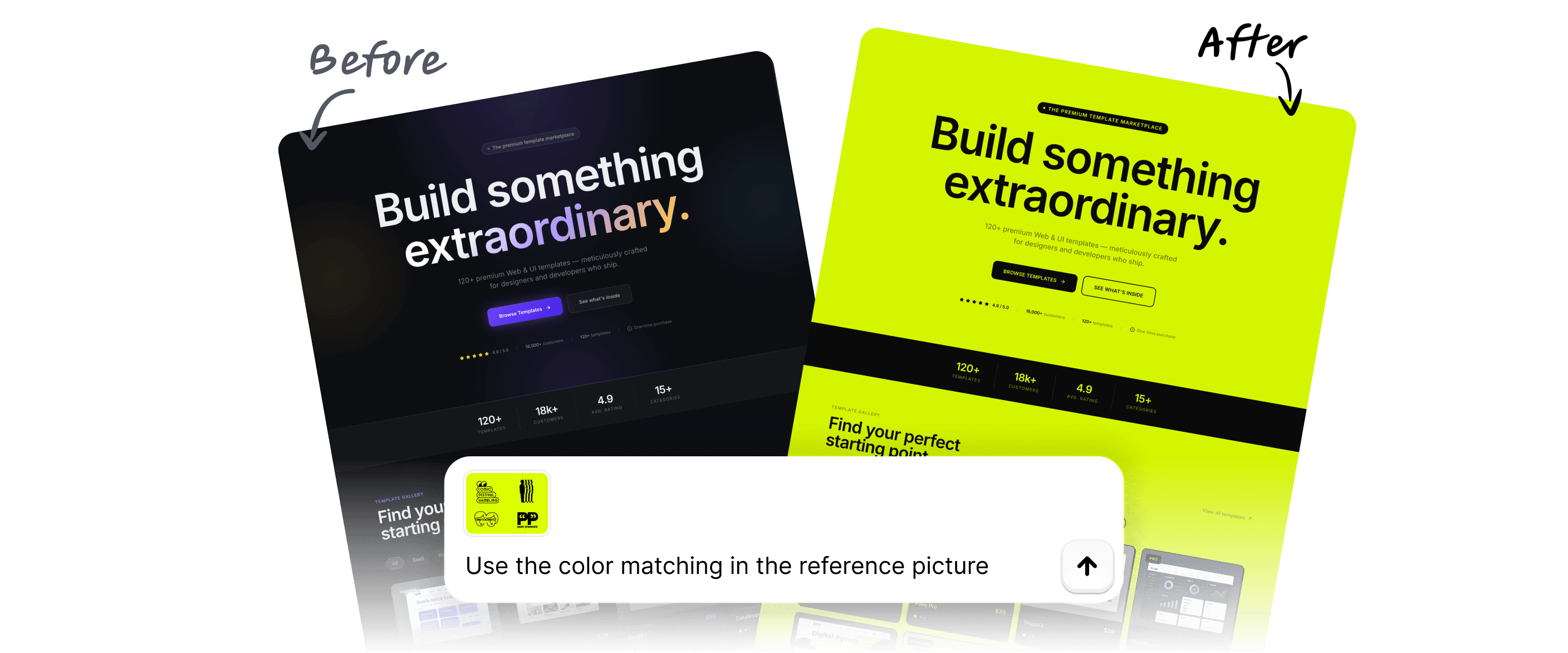use the color palette for website design and generation in Wegic AI